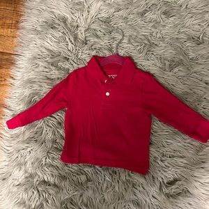 Long sleeve collared shirt 12 to 18 months